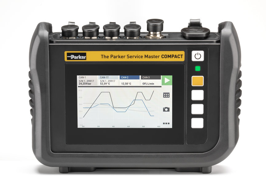 Parker SensoControl introduces The Parker Service Master COMPACT for on-site monitoring and diagnostics